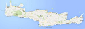 Map of Crete